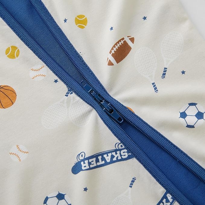 pureborn Baby Infant Boys Girls Sleeper Snug Fit Viscose from Bamboo Pajamas 0-24 Months