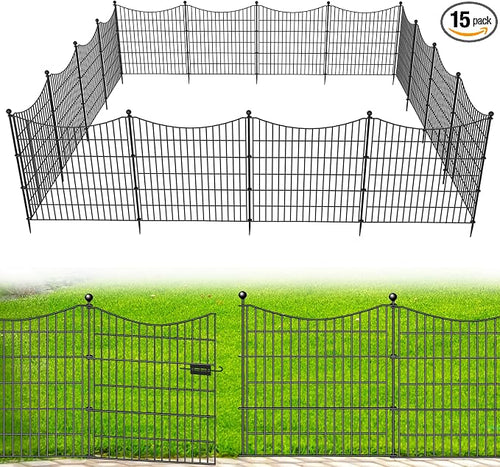 15 Panels Decorative Garden Fence by OutdoorFence