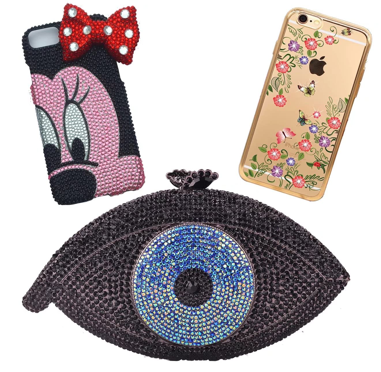 1500 Pieces SS16 4mm Flatback Rhinestones AB Clear Round Gems Crystals for Nail Art DIY Crafts Clothes Shoes Bags （Transparent Light Grey AB）