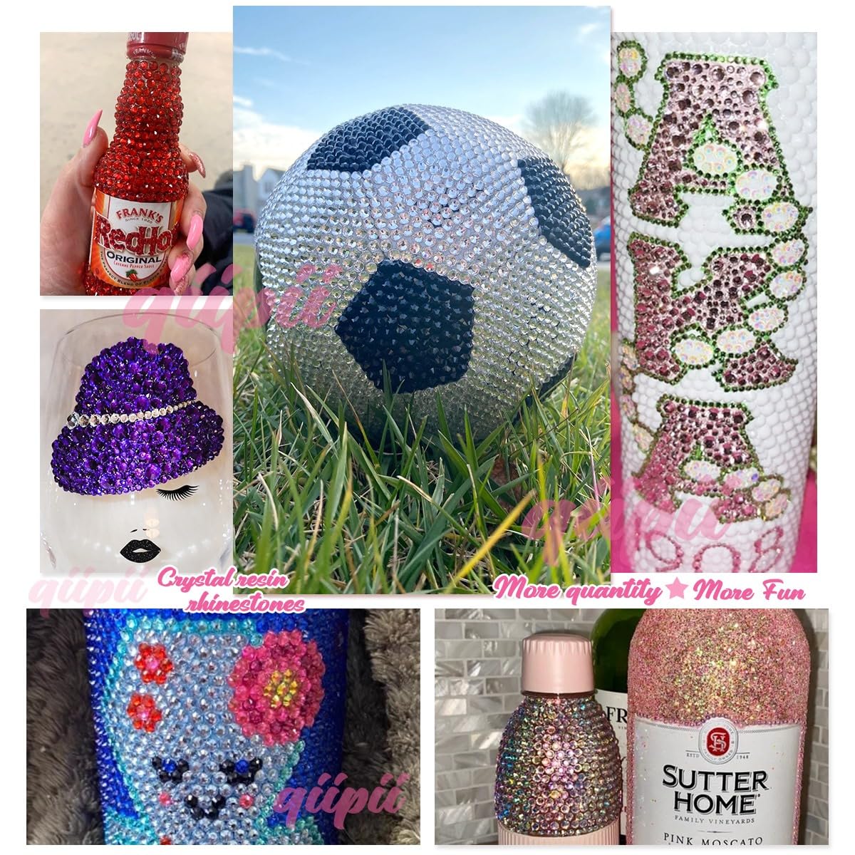 16000PCS Orange Yellow Crystal Resin Rhinestones for Crafting 3mm 4mm 5mm Flatback Stones Diamonds Crystals Gems Charms for Nails Face Eyes Makeup Body Tumblers Bottles DIY Crafts Clothes Shoes