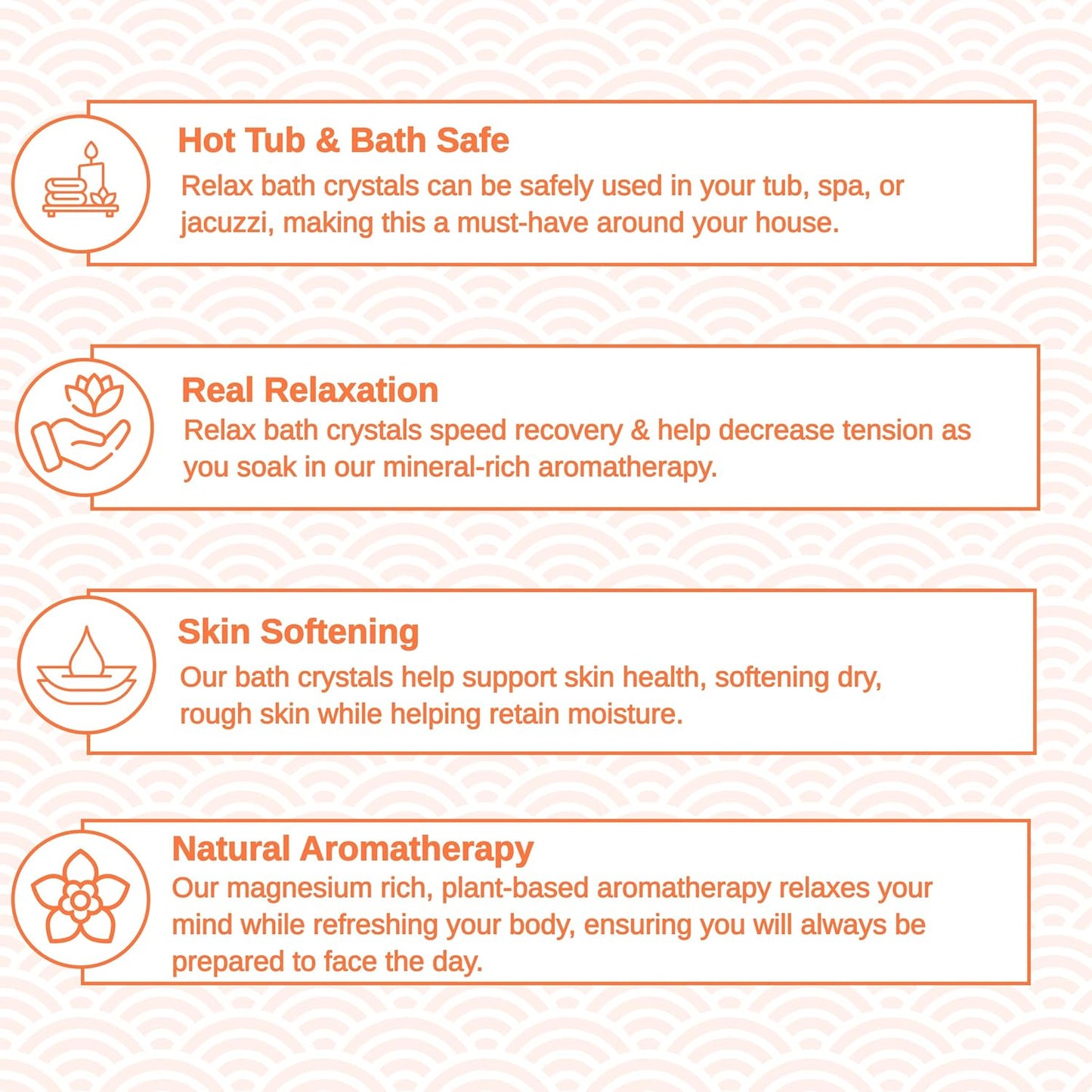 Relax Spa & Bath, Epsom & Dead Sea Salts, Aromatherapy Bath Salts for Hot Tub, Bath, or Spa, Infused with Magnesium, Energy Therapy