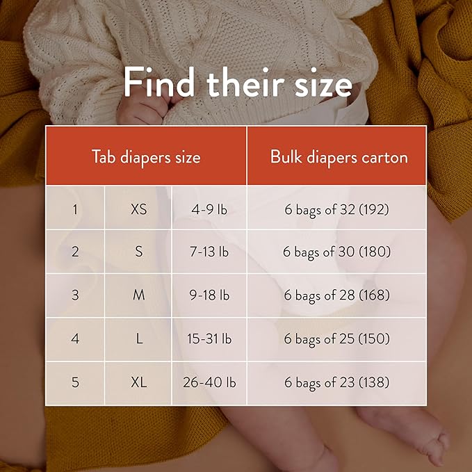 Joonya Baby Diapers, Size 3 M (9-18 lb) - 6 Bags of 28 (168) - New Range - NonToxic, Eco-Friendly, Ultra Slim, Overnight Use - Made in Denmark