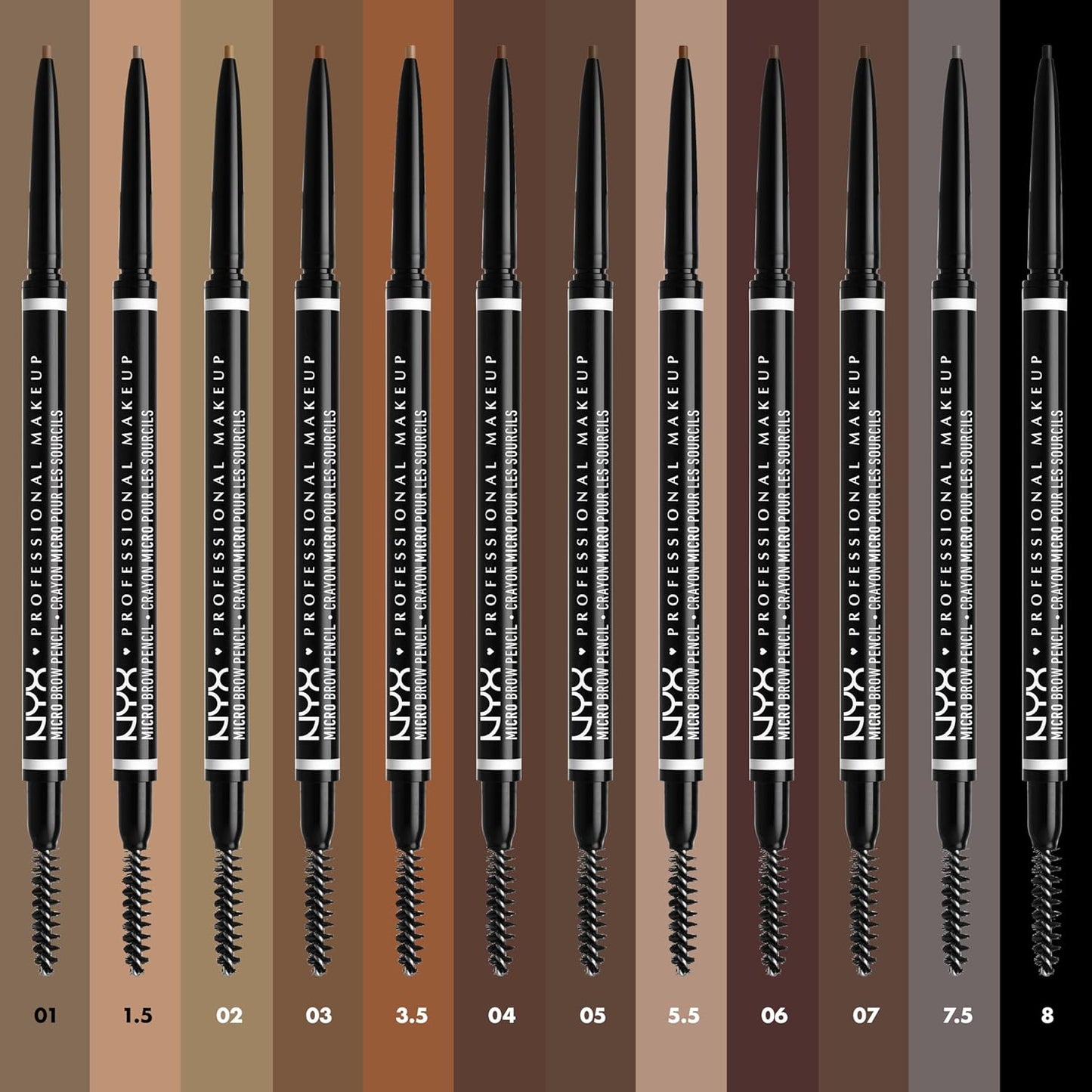 NYX PROFESSIONAL MAKEUP Micro Brow Pencil, Precise Eyebrow Pencil - Ash Blonde