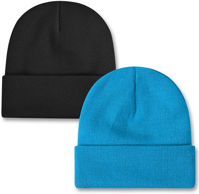 ZOORON Toddler Beanie Baby Beanies for Boys Girls Kids Winter Hats Children Knit Warm Caps 0-12years