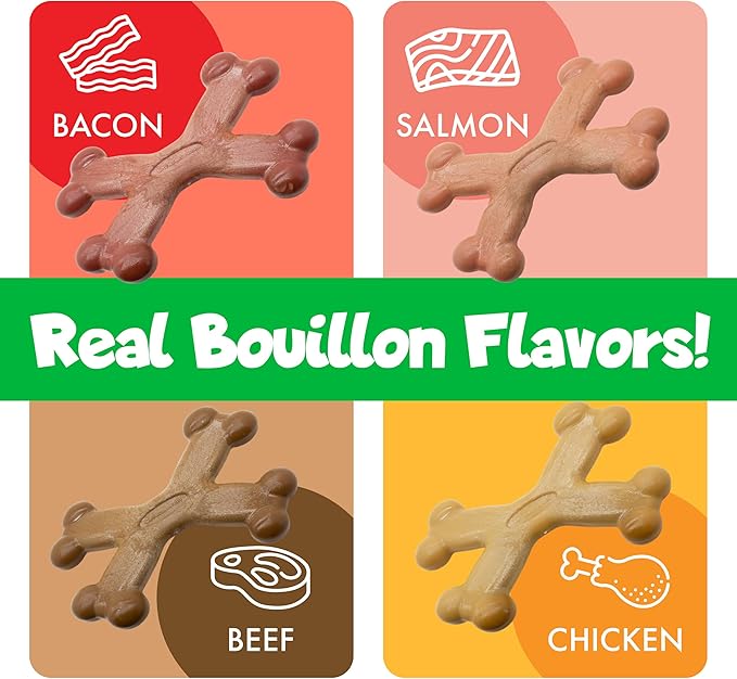 Chew’ems X Bone Dog Chew – Long-Lasting Salmon Flavor Treats - Image 5