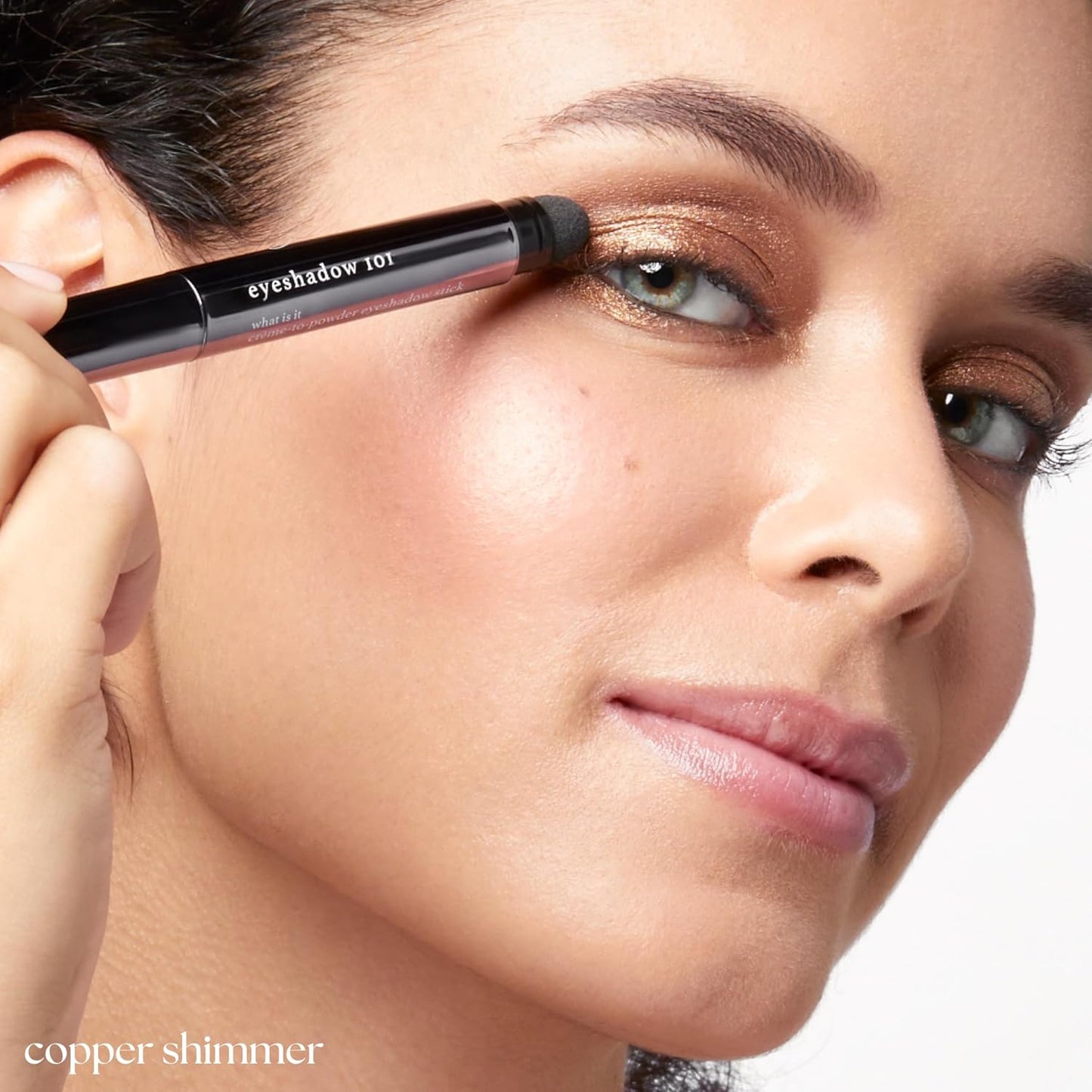 Julep Eyeshadow 101 Crème-to-Powder Eyeshadow Stick Duo, Copper Shimmer & Cocoa Shimmer