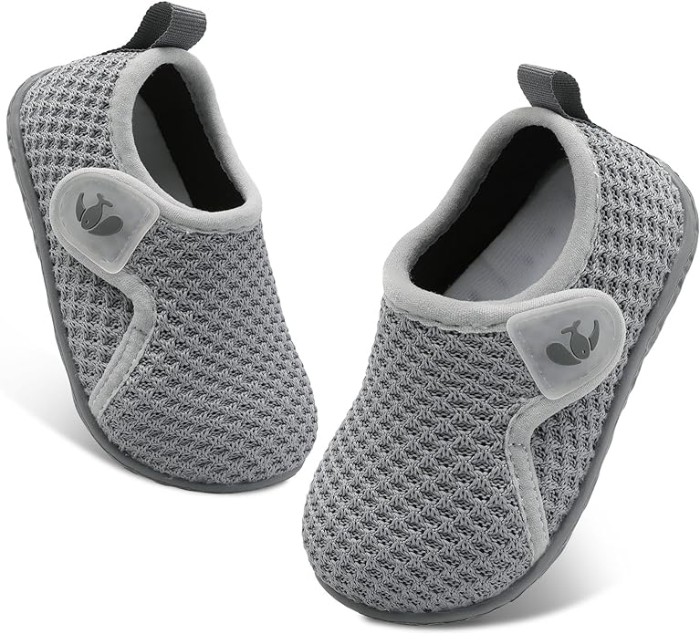 FEETCITY Baby Boys Girls First Walking Shoes Infant Sneakers Crib Shoes Breathable Lightweight Slip On Shoes