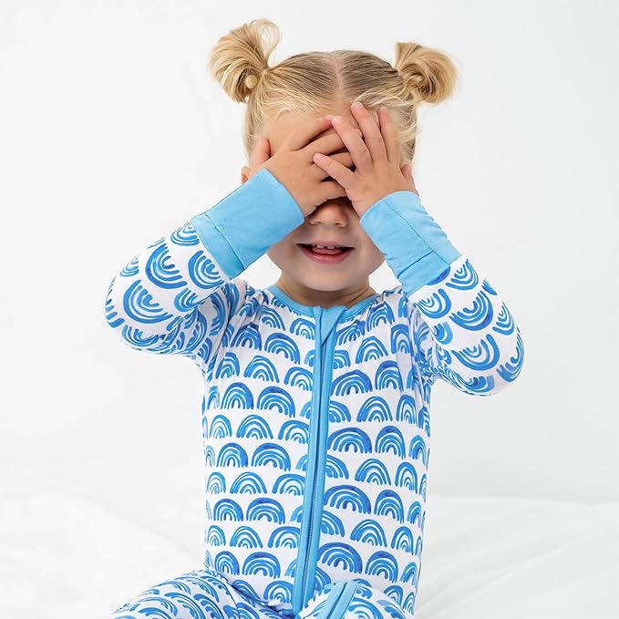 Little Sleepies Pajamas for Baby Boys & Girls, Viscose from Bamboo Baby Pajamas, Preemie & Newborn Sleepers, 2-Way Zipper PJs