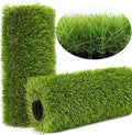 Artificial Grass Rug Outdoor Indoor 7FTX87FT Fake Grass Carpet Green Synthetic by NINXIANG