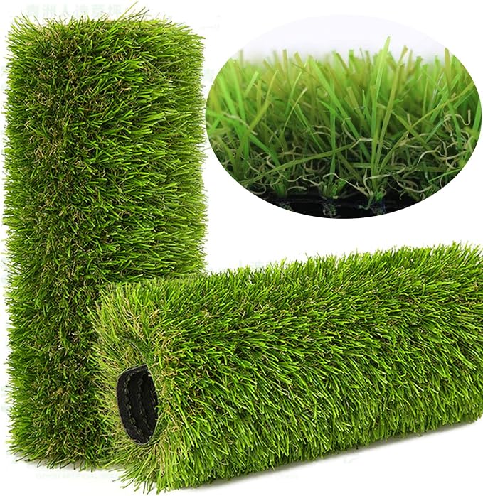 Artificial Grass Rug Outdoor Indoor 3FTX71FT Fake Grass Carpet Green Synthetic by NINXIANG