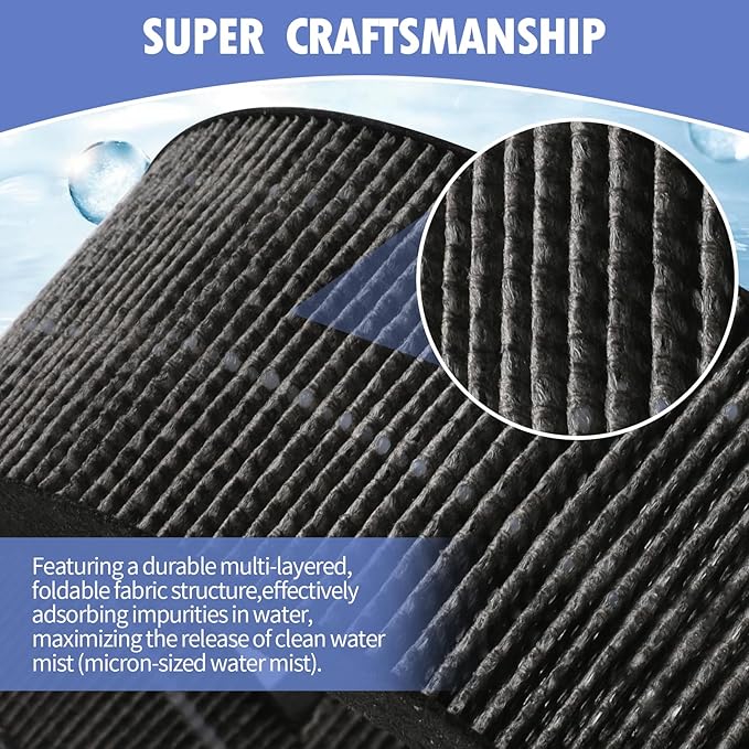 Humidifier Replacement Filter Compatible with LEVOIT Sprout Evaporative Humidifier for Bedroom Baby(Model:LEH-B381S), Sprout Baby Humidifier Wick Filters, 2 Pack