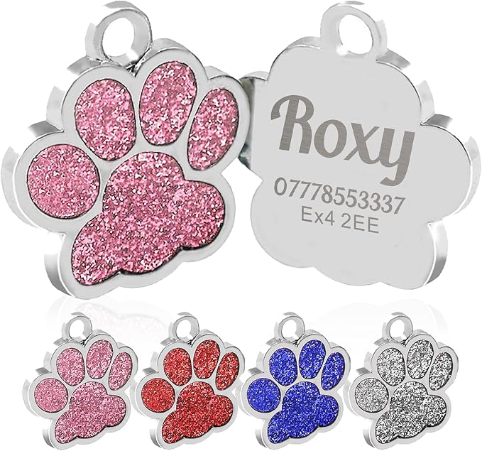 EDSG Cat Dog Tags Personalized for Pets, Dog Name Tags Cat Name ID Tag - Image 4