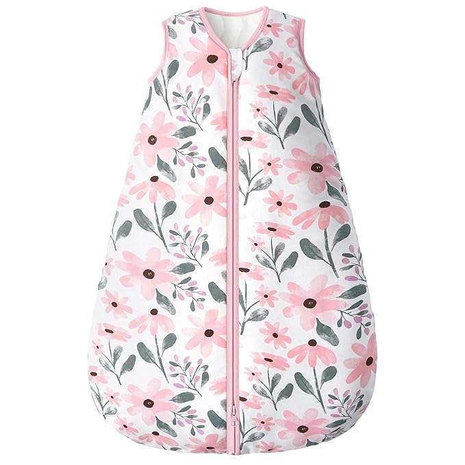 Yoofoss Baby Sleep Sack 12-18 Months, TOG 2.5 Baby Wearable Blanket with 2-Way Zipper, 100% Organic Cotton Fabric Winter Newborn Sleeping sack, Warm Soft Comfy(Large)