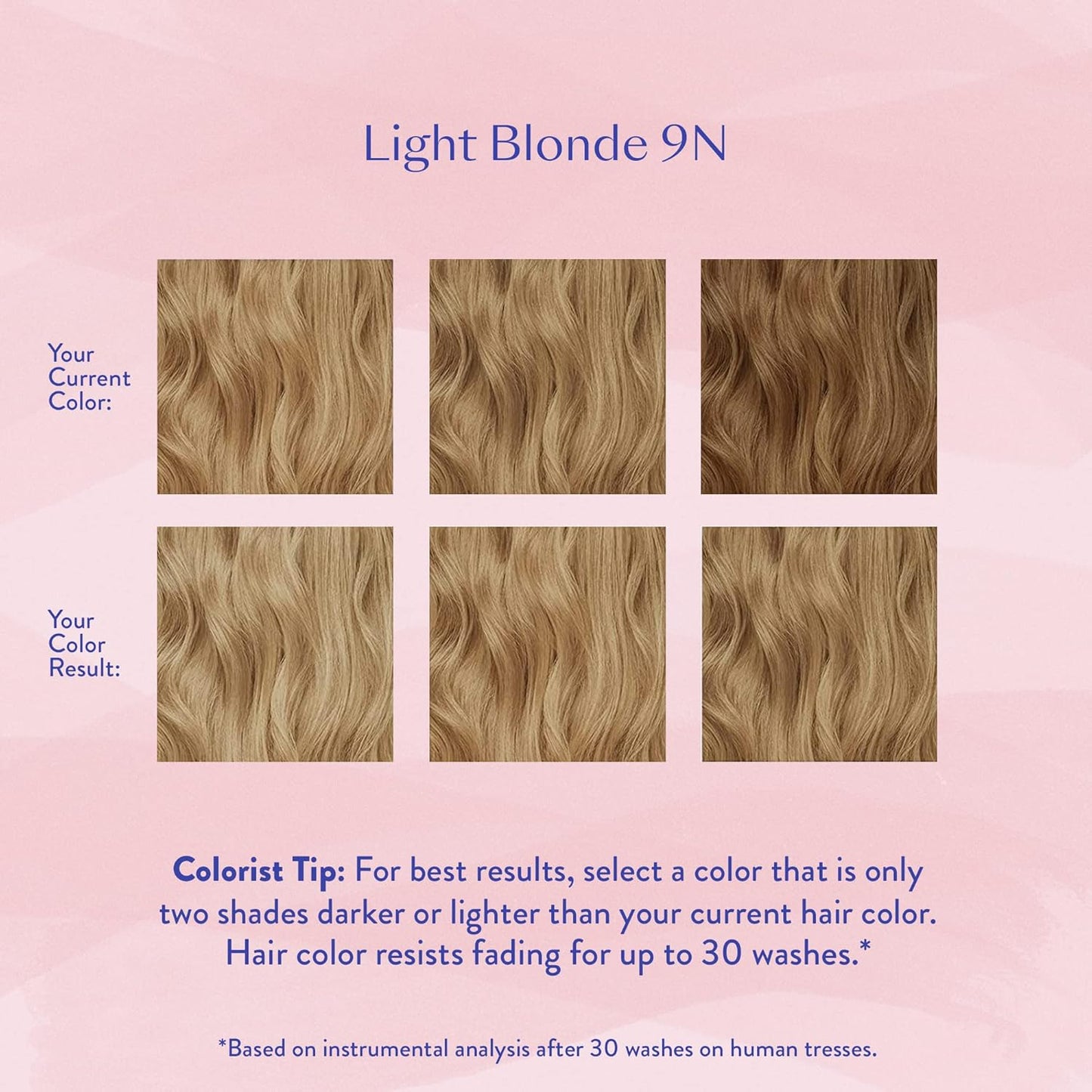 eSalon Permanent Hair Color & Hair Dye Complete Kit - Light Blonde - Personal Colorist Kit for Up To 100% Gray Coverage for All Hair Types - Professional-Grade Ammonia-Free Hair Dye