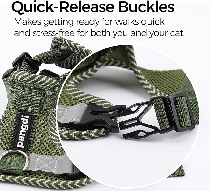 Cat Harness and Leash Escape Proof Extra Large Kitten Harness Maine Coon Cat - Image 5