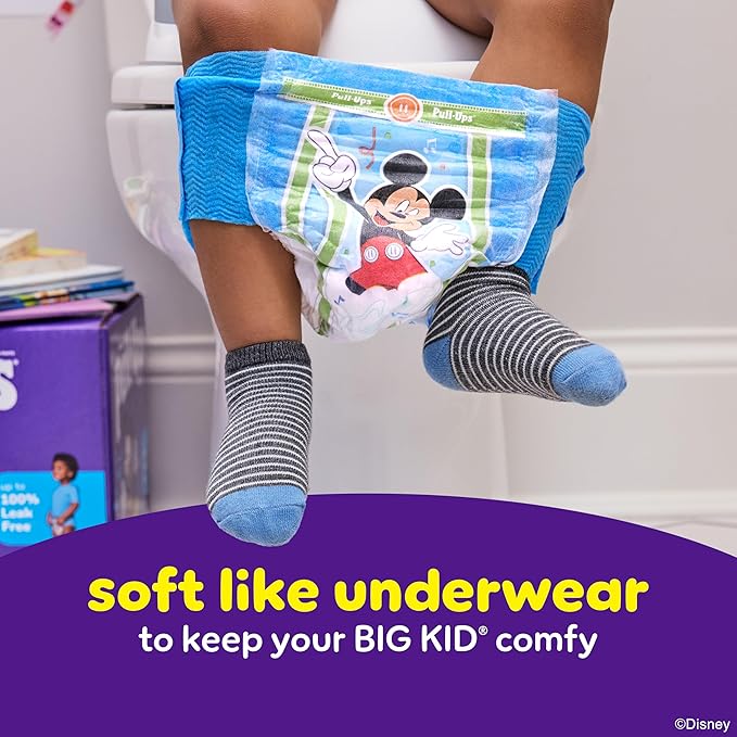 Pull-Ups Boys' Potty Training Pants, Size 4T-5T Training Underwear (38-50 lbs), 82 Count