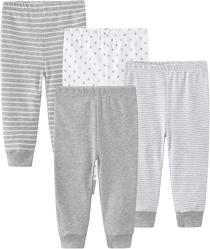 Newborn Layette Gift Set Bodysuits Pants for Baby Girl and Boy 24 Piece 100% Cotton Essentials and Accessories