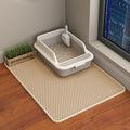 HCY&WLD 2-Pack Cat Litter Mat, Double Layer Honeycomb Waterproof Urine Proof by HCY%26WLD