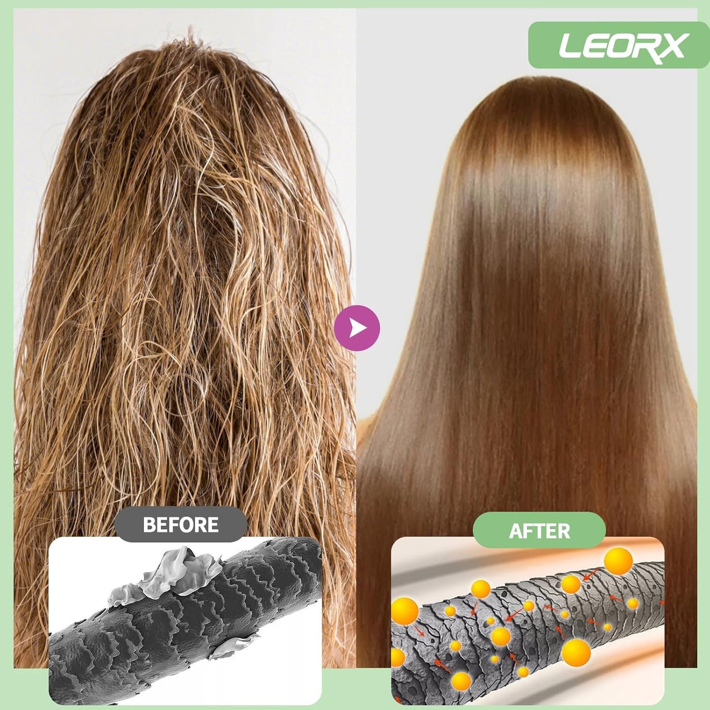 2 Pack Hair Dye shampoo, Leorx 3 In 1 Brown Color Shampoo Hair Dye For Refresh Hair Instant Herbal Coloring Shampoo For Women&Men - Tintes Para El Cabello Profesional