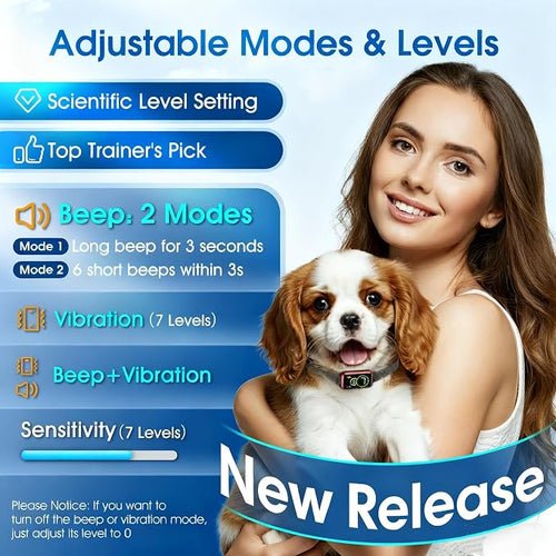 1S Stop Barking Smart Dog Bark Collar, Humane Anti Barking Device - Image 2