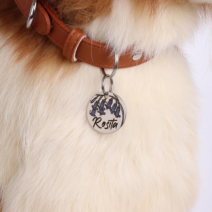 Colorful Dog Tags Personalized, Engraved Dog Tags - Image 2