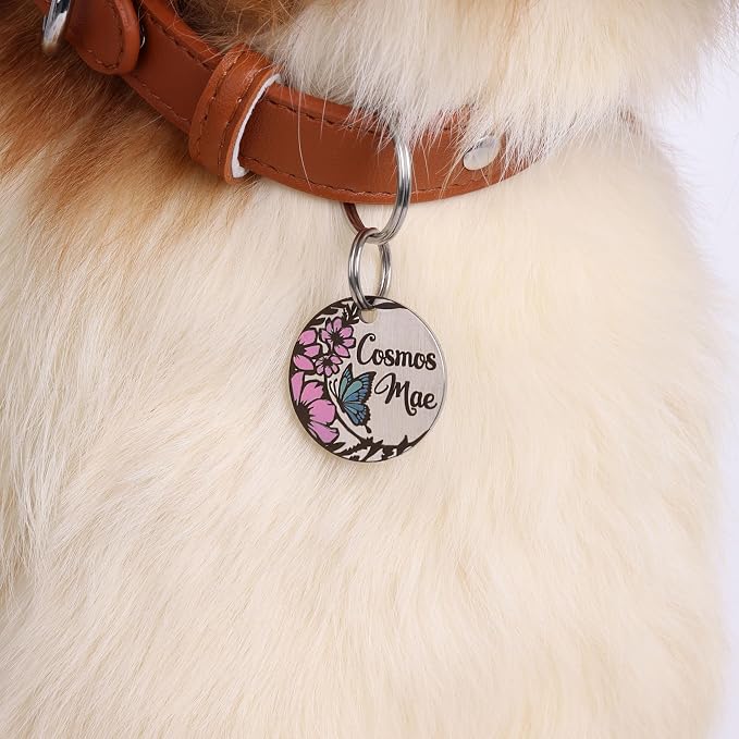Colorful Dog Tags Personalized, Engraved Dog Tags - Image 2