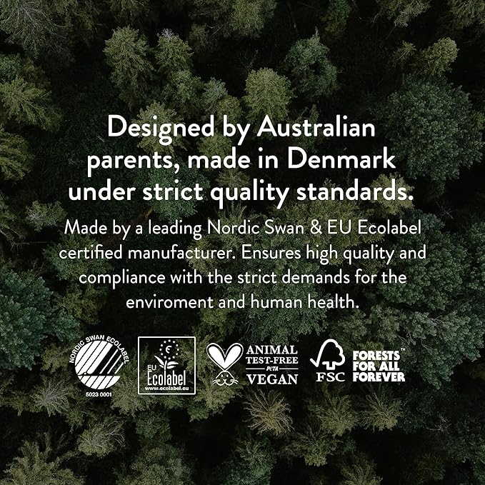 Joonya Baby Diapers, Size 2 S (7-13 lb) - 1 Bag of 30 - New Range - NonToxic, Eco-Friendly, Ultra Slim, Overnight Use - Made in Denmark