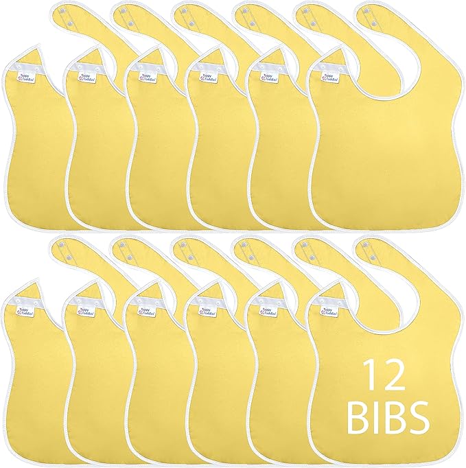 Large Waterproof Bibs Pastel Collection - 4pk, 12pk, 48pk