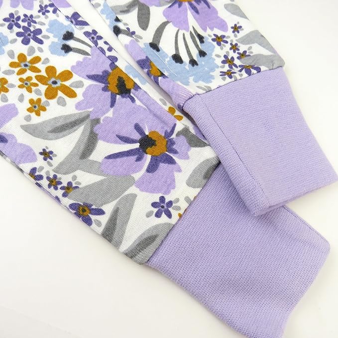 HonestBaby 4 Piece Pajamas Sleepwear Pjs 100% Organic Cotton for Infant Baby and Toddler Boys, Girls, Unisex