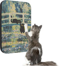 Art Cat Scratcher, Wall-Mountable Cat Scratching Board, Cat Wall Scratcher by LESISSMER