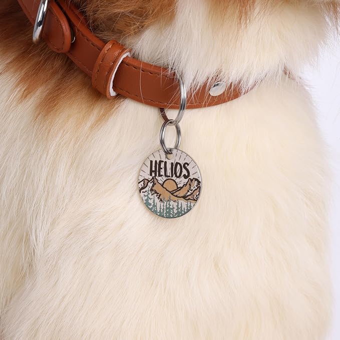MYXGY Colorful Dog Tags Personalized, Engraved Dog Tags - Image 2