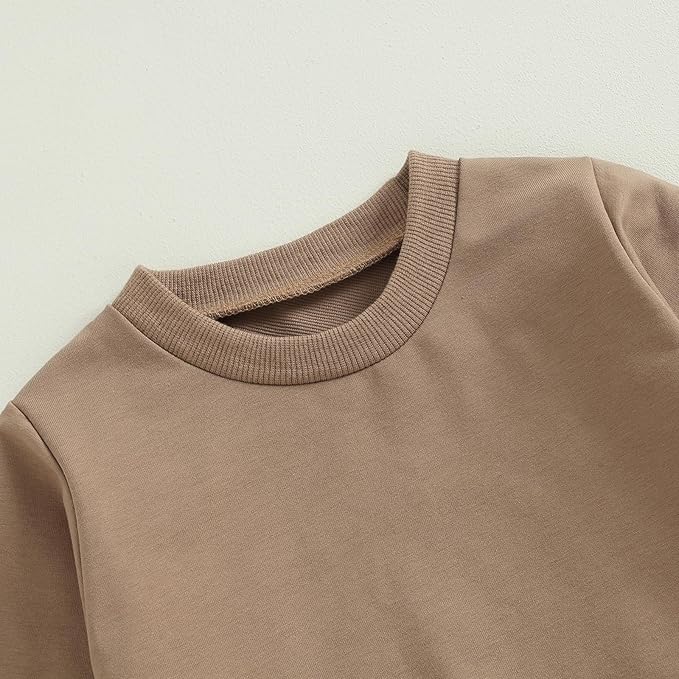 Tiaham Baby Boy Clothes Girl Outfits Fashion Sweatshirt Sweat Pant Kids Toddler Tops Pant Sets