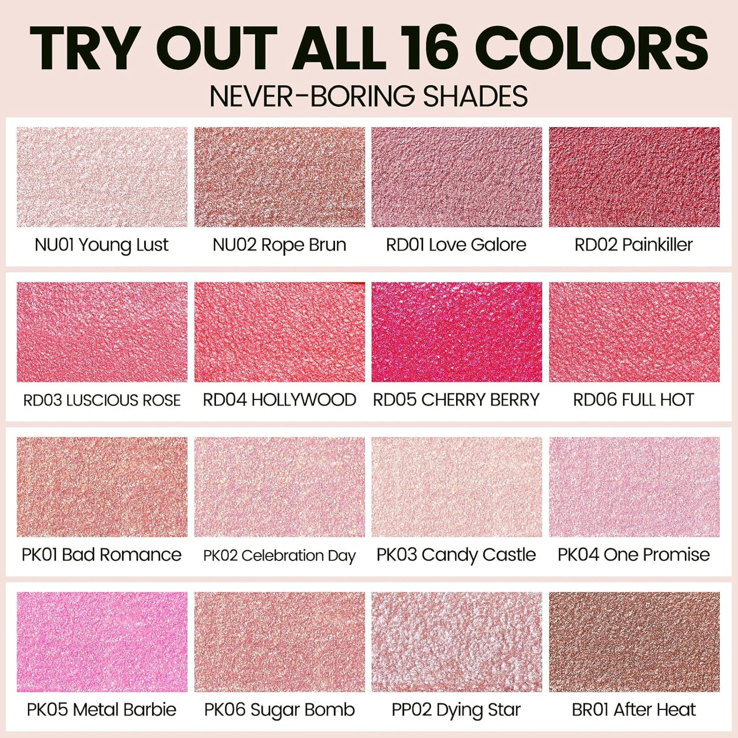 FOCALLURE Metallic Liquid Lipstick,Non Stick Cup Lip Gloss,High Impact Lip Color with Transfer-proof Wear,Long Lasting & Waterproof Lipstick Makeup for Women,RD05 CHERRY BERRY