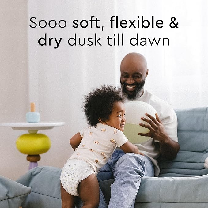 LILLYDOO Diaper Pants Toddlers - Size 5 (24-35 lbs), Monthly Supply (132 Count), Skin-Friendly, Ultrasoft, Chlorine-Free, Snug Fit & Absorbent Pull On Diapers