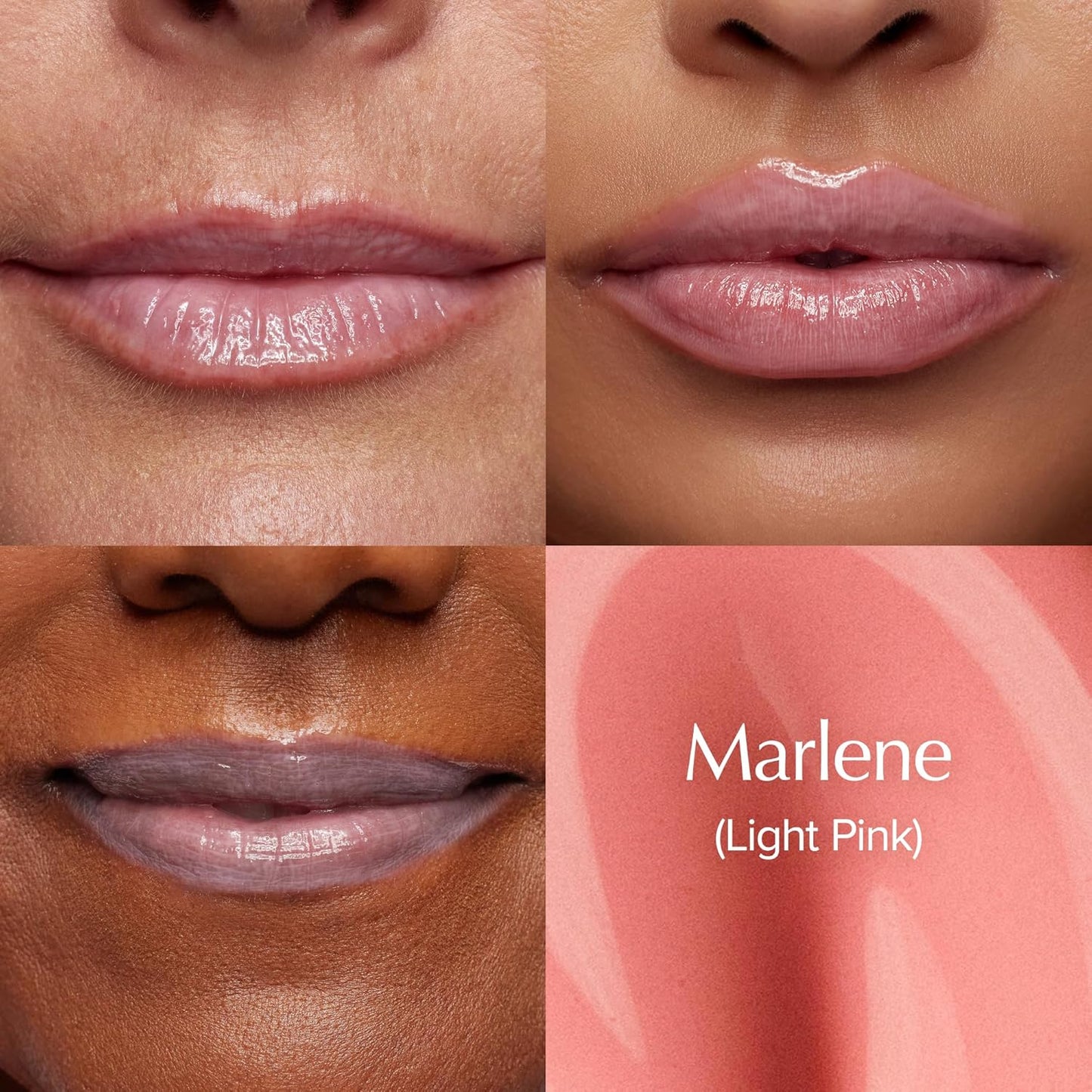 Thrive Causemetics Sheer Strength Lip Plumping Peptide Gloss, Lip Plumper with Vitamin E, Peptides, Plumps, Smooths & Hydrates Lips, High Shine, Vegan & Cruelty Free, Marlene (Light Pink)