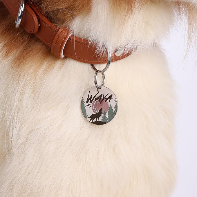 Colorful Dog Tags Personalized, Engraved Dog Tags - Image 2