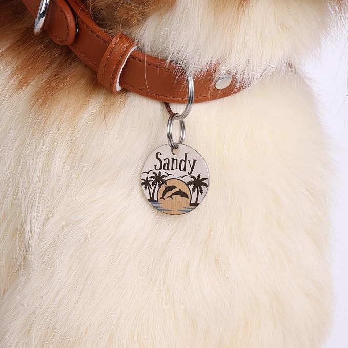 Colorful Dog Tags Personalized, Engraved Dog Tags - Image 2