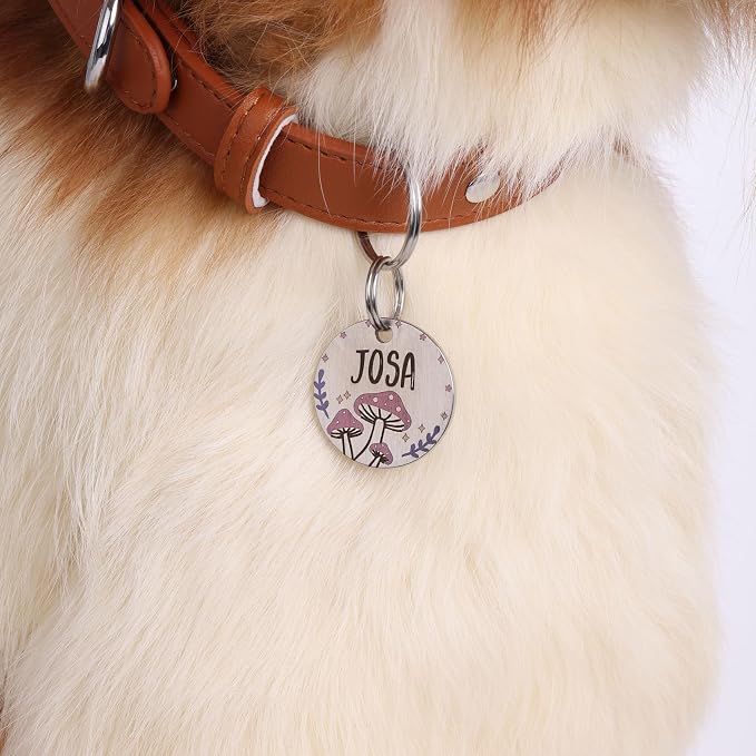 MYXGY Colorful Dog Tags Personalized, Engraved Dog Tags - Image 2