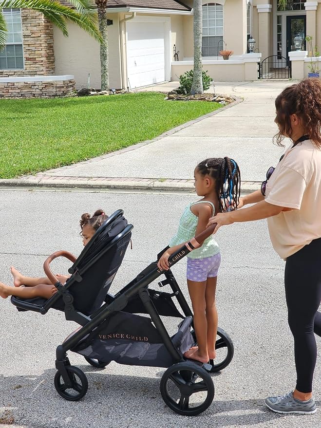 Venice Child Ventura Sit-n-Stand Convertible Stroller, Package 1