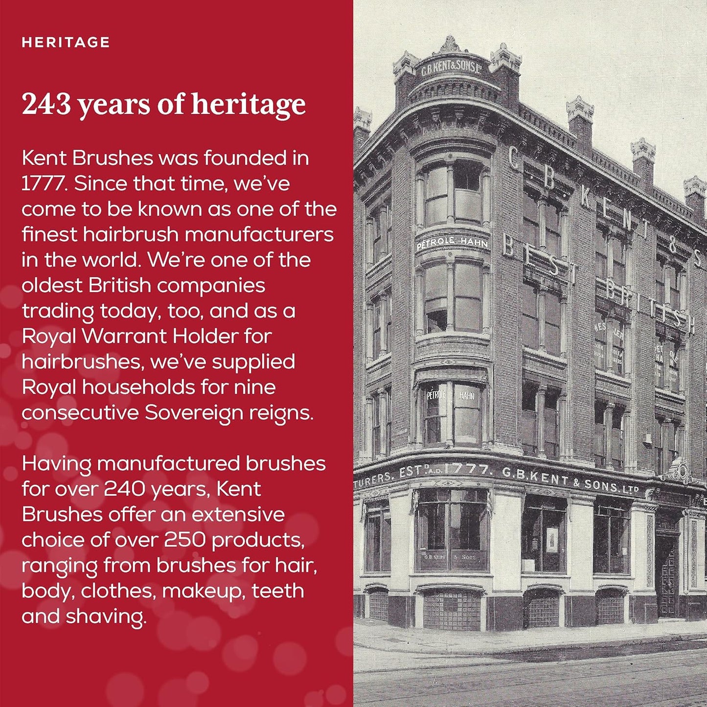 Kent 93T Black Graphite Beard Comb for Men - Wide Tooth Men's Comb, Ideal For Mustaches and Beards and Facial Hair, Small Pocket Sized Travel Detangler Combs, Saw-Cut, Hand Polished, Made in England