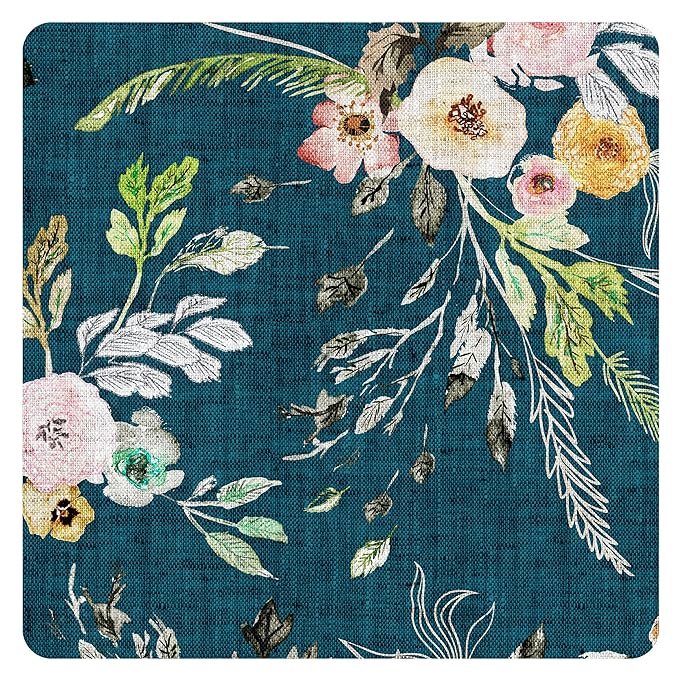BapronBaby Boho Floral Bapron - No Neck Tie Safer Bib for Baby & Toddler - Soft Waterproof Stain Resistant - Machine Washable - Sz Preschool 3-5yrs